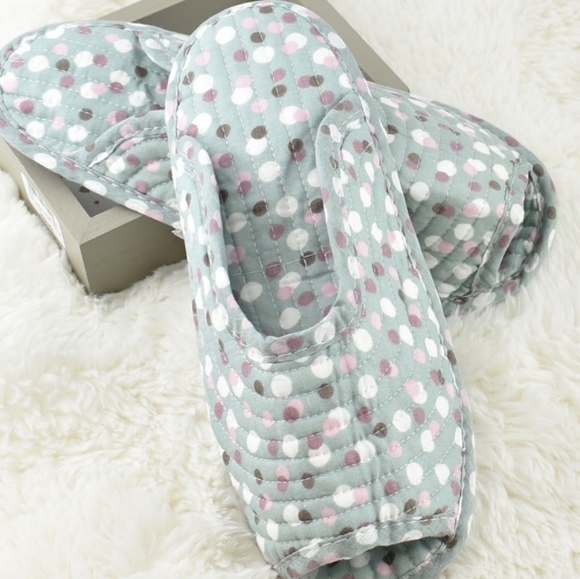 New cotton slippers polka dot - Picture 2 of 4